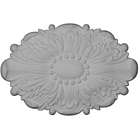 Ekena Millwork 18 3/8"W x 12 1/4"H x 1"P Palmetto Beaded Onlay ONL18X12X01PM